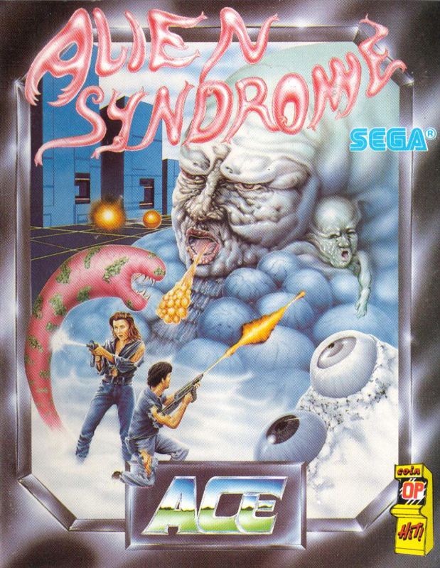 Alien Syndrome box art for Famicom